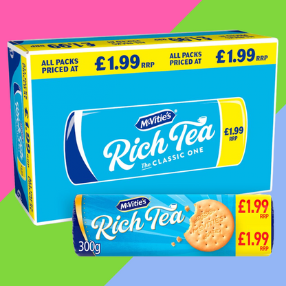 McVitie's Rich Tea Classic Biscuits 12x300g
