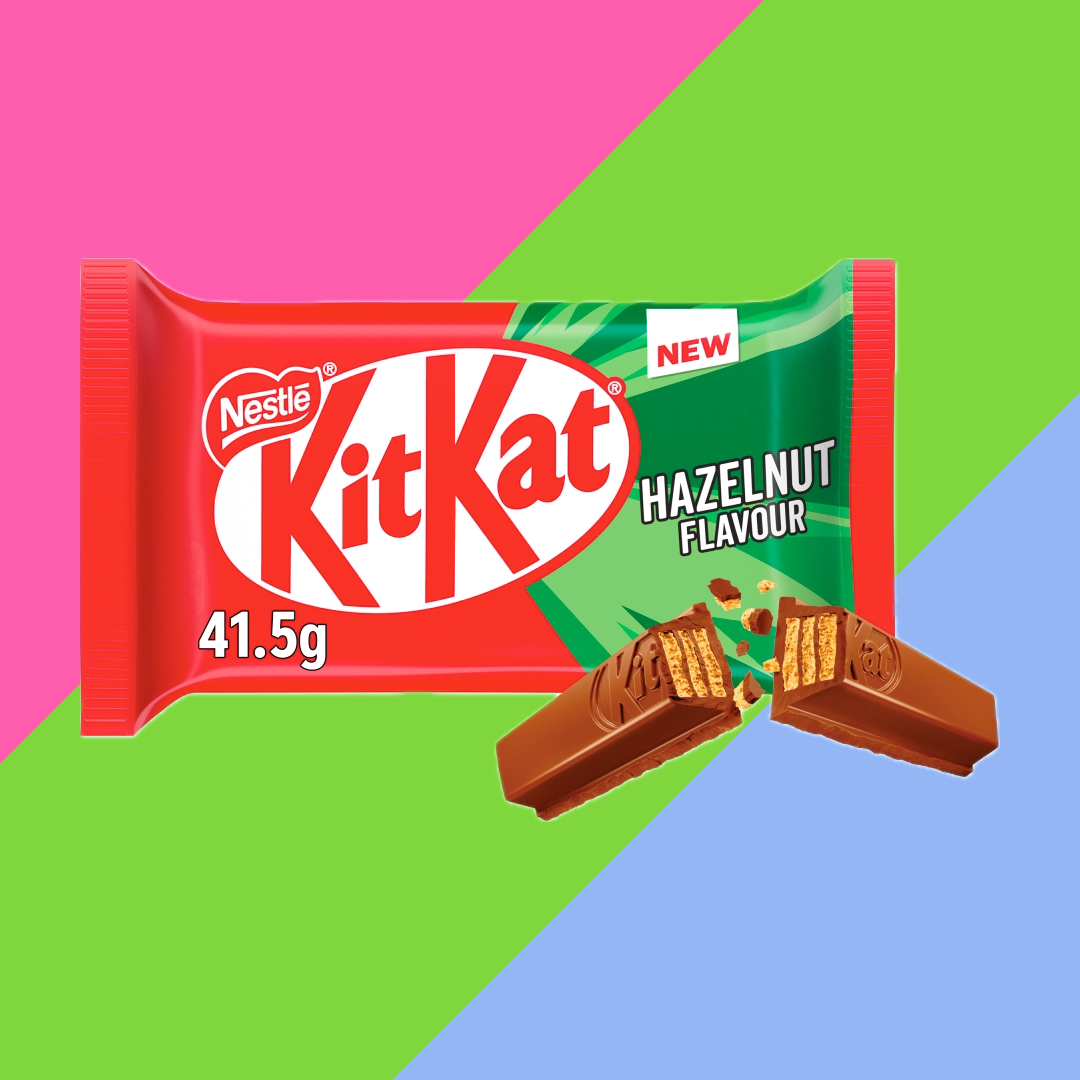 KitKat 4 Finger Hazelnut Chocolate Bar 24x41.5g