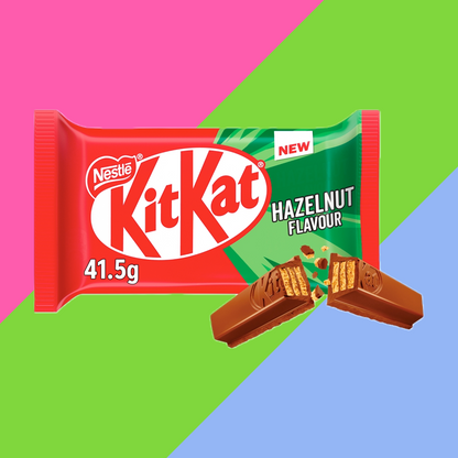 KitKat 4 Finger Hazelnut Chocolate Bar 24x41.5g