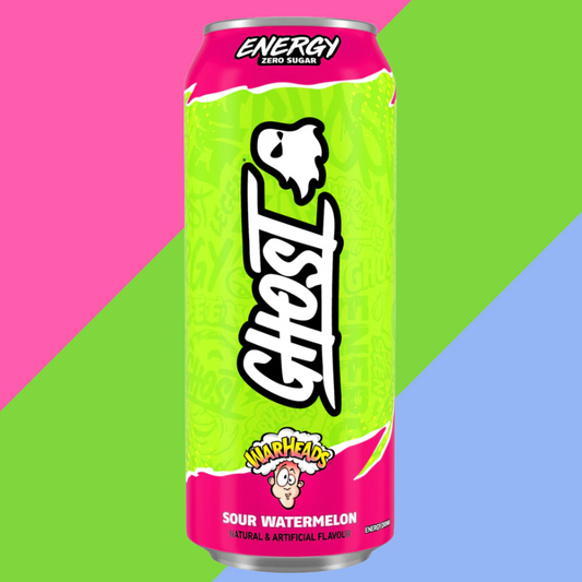 Ghost Energy x Warheads Sour Watermelon Energy Drink 12x500ml