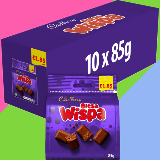 Cadbury Bitsa Wispa Chocolate Pouch 10x85g £1.85 PMP