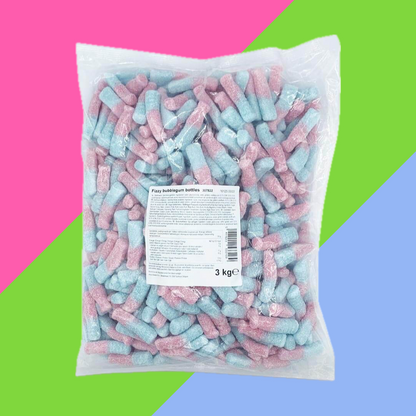 Kingsway Large Fizzy Bubblegum Bottles Bag 3kg