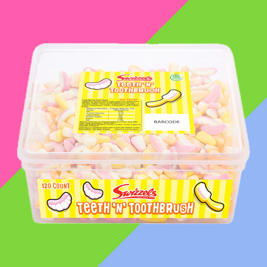 Swizzels Teeth n Toothbrush Tub 1x576g