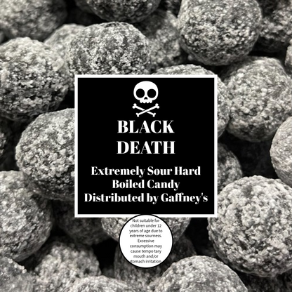 BLACK DEATH EXTREMELY SOUR BALLS 3KG (V)