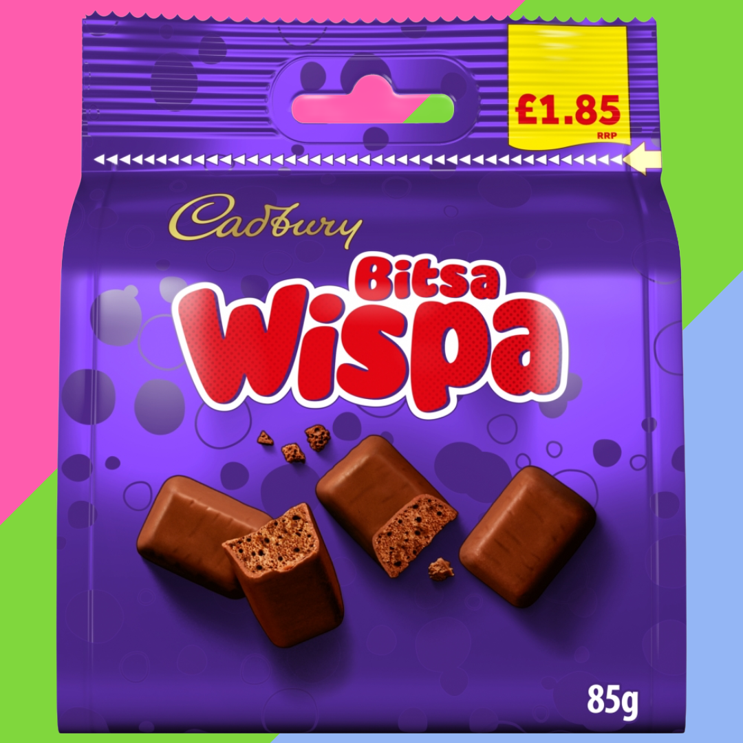 Cadbury Bitsa Wispa Chocolate Pouch 10x85g £1.85 PMP