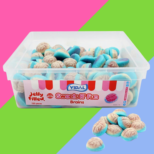Vidal Jelly Filled Brains 5p Tub