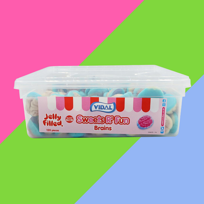 Vidal Jelly Filled Brains 5p Tub