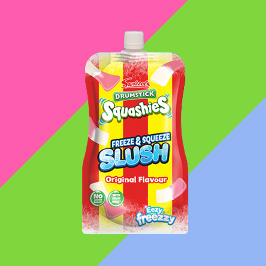 Swizzels Drumstick Squashies Squeeze & Freeze Slush Box of 12 Pouches