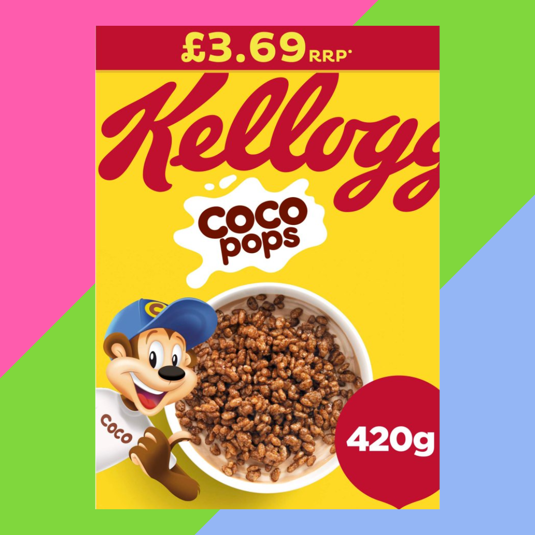 Kellogg's Coco Pops Breakfast Cereal 6x420g Boxes