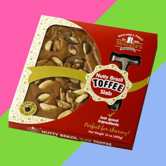 Walker's Nonsuch Nutty Brazil Toffee Hammer Pack 400g