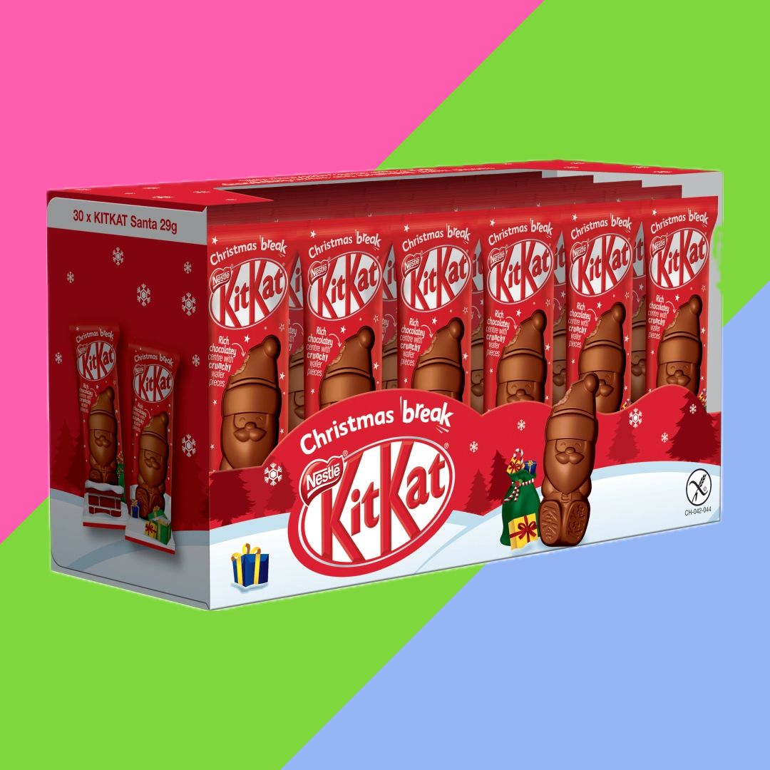 Kit Kat Santa Milk Chocolate Christmas Figure 30x29g