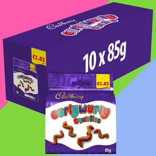Cadbury Curly Wurly Squirlies Chocolate Bag 10x85g Bags £1.85 PMP