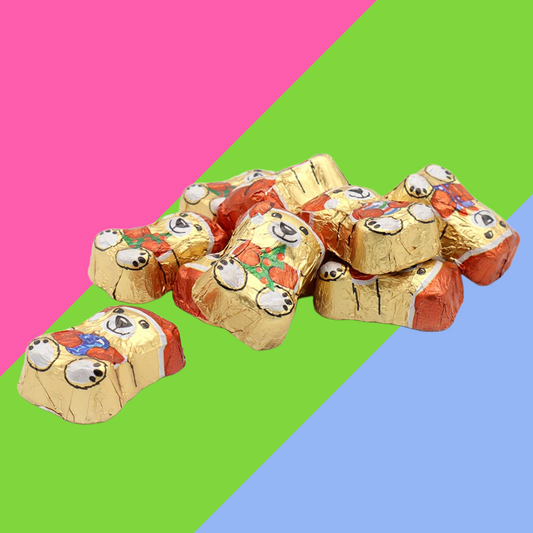 Milk Chocolate Creme Filled Gold Bears Bag 1kg
