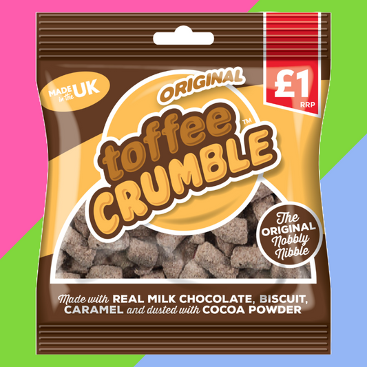 Sweet Dreams Toffee Crumble Choc Nibbles Bag 12x135g £1 PMP
