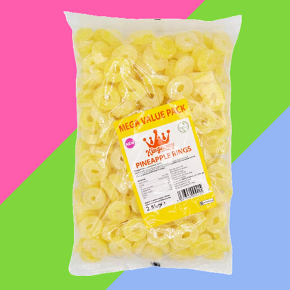 Kingsway Mega Value Pineapple Rings Bag 2.5kg