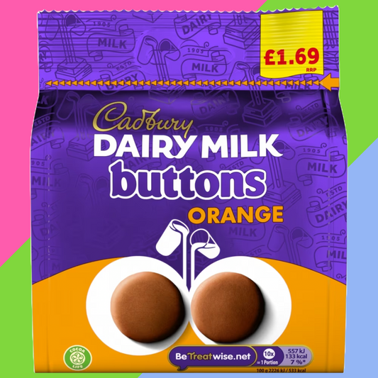 Cadbury Dairy Milk Orange Buttons Chocolate Bag 10x85g £1.69 PMP