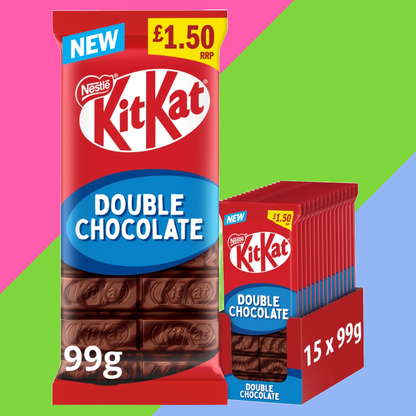 KitKat Double Chocolate Sharing Bar 15x99g PMP £1.50