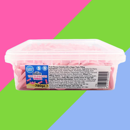 Candy Realms Tutti Frutti Tubes Tub 1x780g Tub