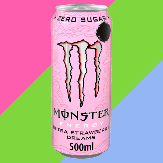 Monster Ultra Strawberry PMP £1.65 12x500ml