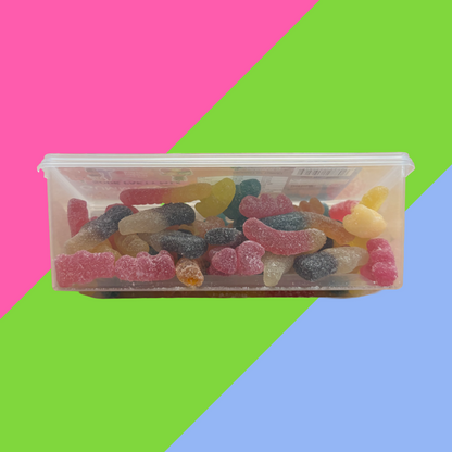 Gummy Rush Halal Candy Tubs 12x200g