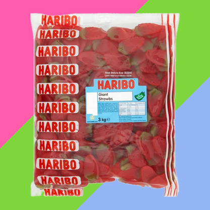 Haribo Giant Strawbs 3kg