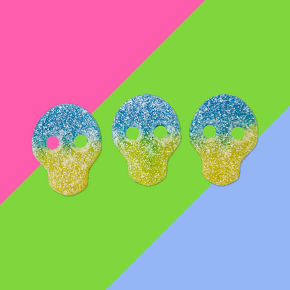 Candycrave Vegan Blue and Yellow Skulls 2kg