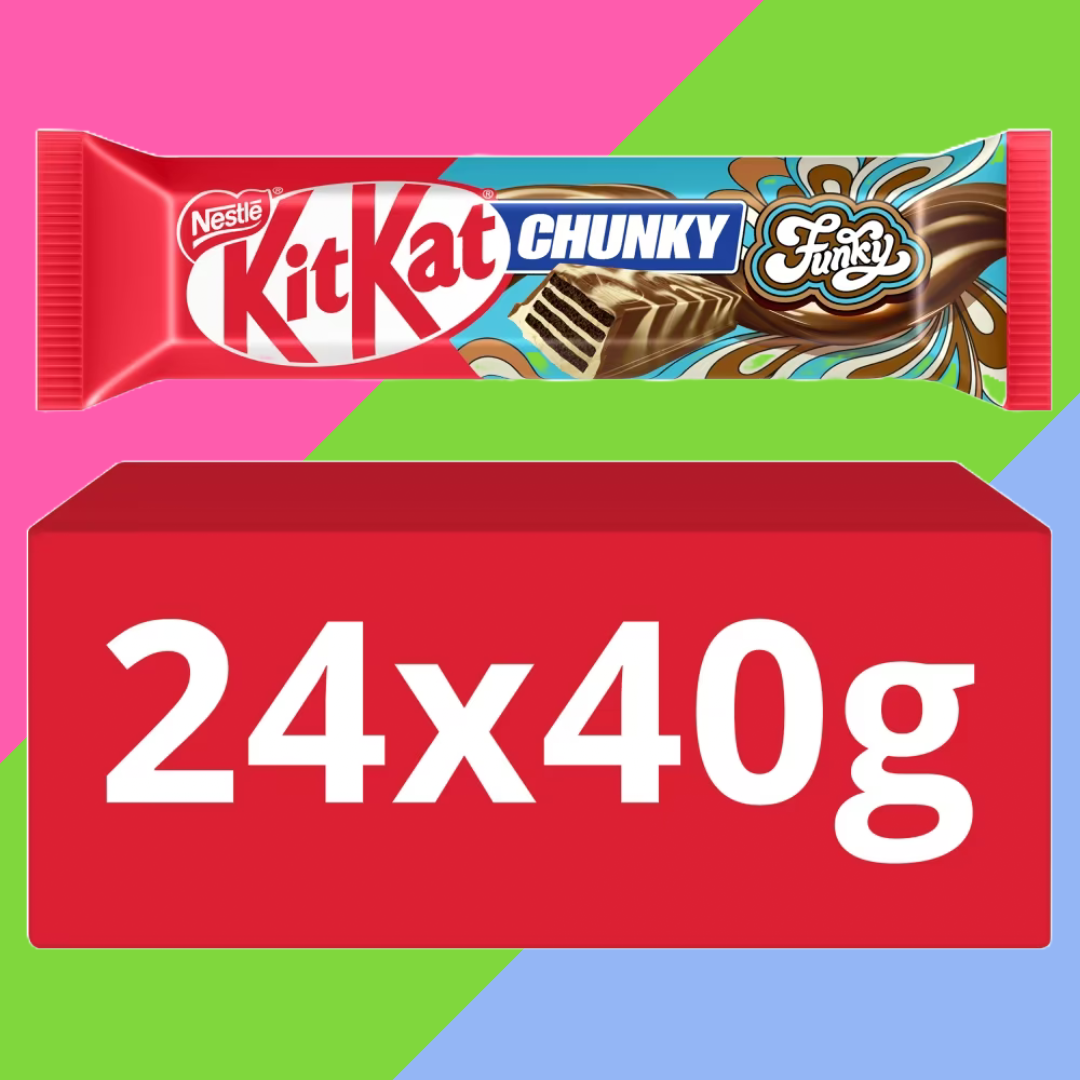 KitKat Chunky Funky Chocolate Bar 24x40g