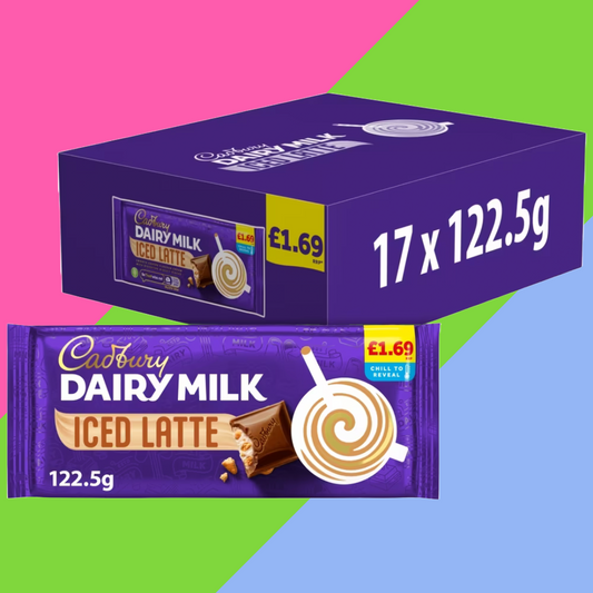 Cadbury Dairy Milk Iced Latte Chocolate Bar 17x122.5g £1.69 PMP