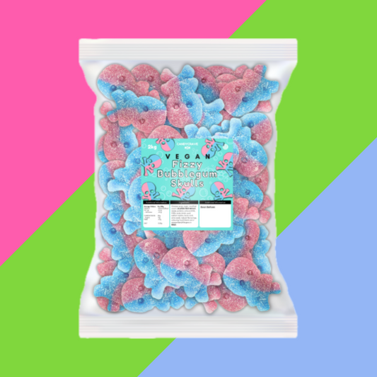 Candycrave Vegan Fizzy Bubblegum Skulls 2kg