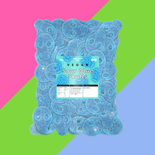 Candycrave Vegan Fizzy Blue Skulls 2kg