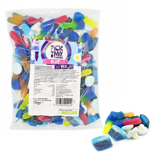 Pick n Mix Station Blue Mix 1kg Bag (KINGSWAY)