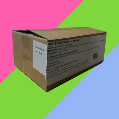 Dals Sour Strawberry Banana 1.8kg (Swedish Candy)