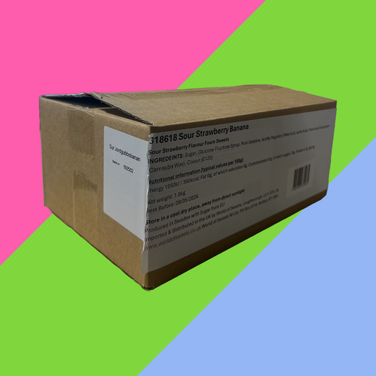 Dals Sour Strawberry Banana 1.8kg (Swedish Candy)