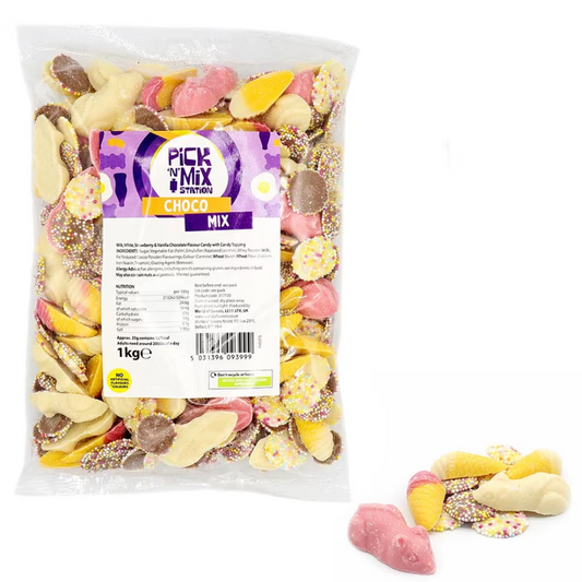 Pick n Mix Station Choco Mix 1kg Bag (KINGSWAY)