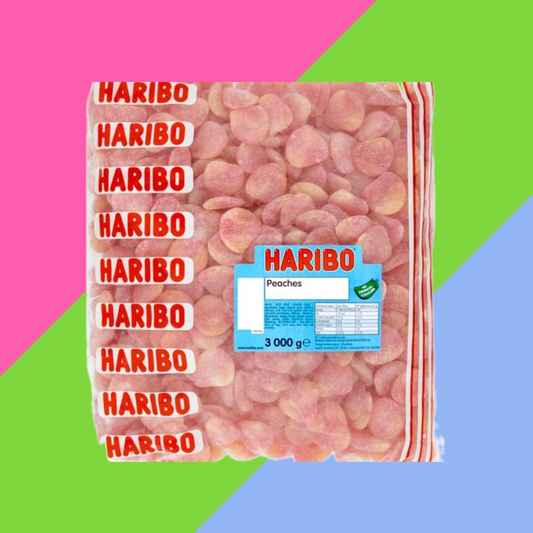 Haribo Happy Peaches 3kg Bag (German)