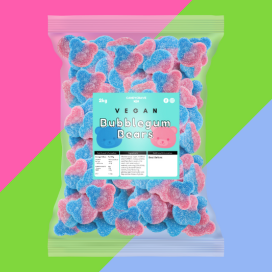 Candycrave Vegan Fizzy Bubblegum Bears 2kg