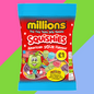 Millions Squishies American Sour Bag 12x100g £1 PMP