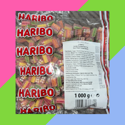 Haribo Rainbow Pixel Fizz 1kg Bag (German)