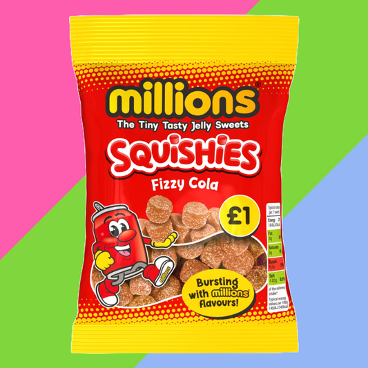 Millions Squishies Cola Bag 12x100g £1 PMP