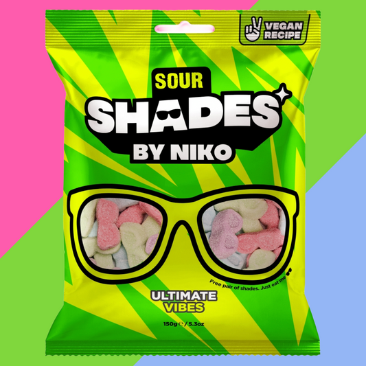Shades by Niko Sour Ultimate Vibes Bag 18x150g