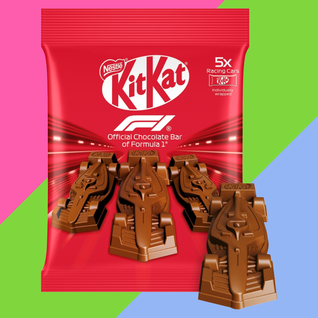 KitKat F1 Chocolate Car Figure 5 Pack Multipack 12x55g