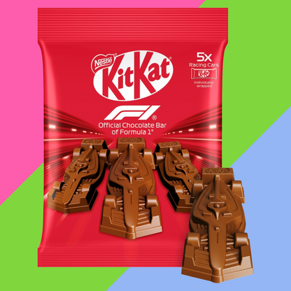 KitKat F1 Chocolate Car Figure 5 Pack Multipack 12x55g
