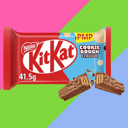 KitKat 4 Finger Cookie Dough Flavour Chocolate Bar 24x41.5g 89p PMP